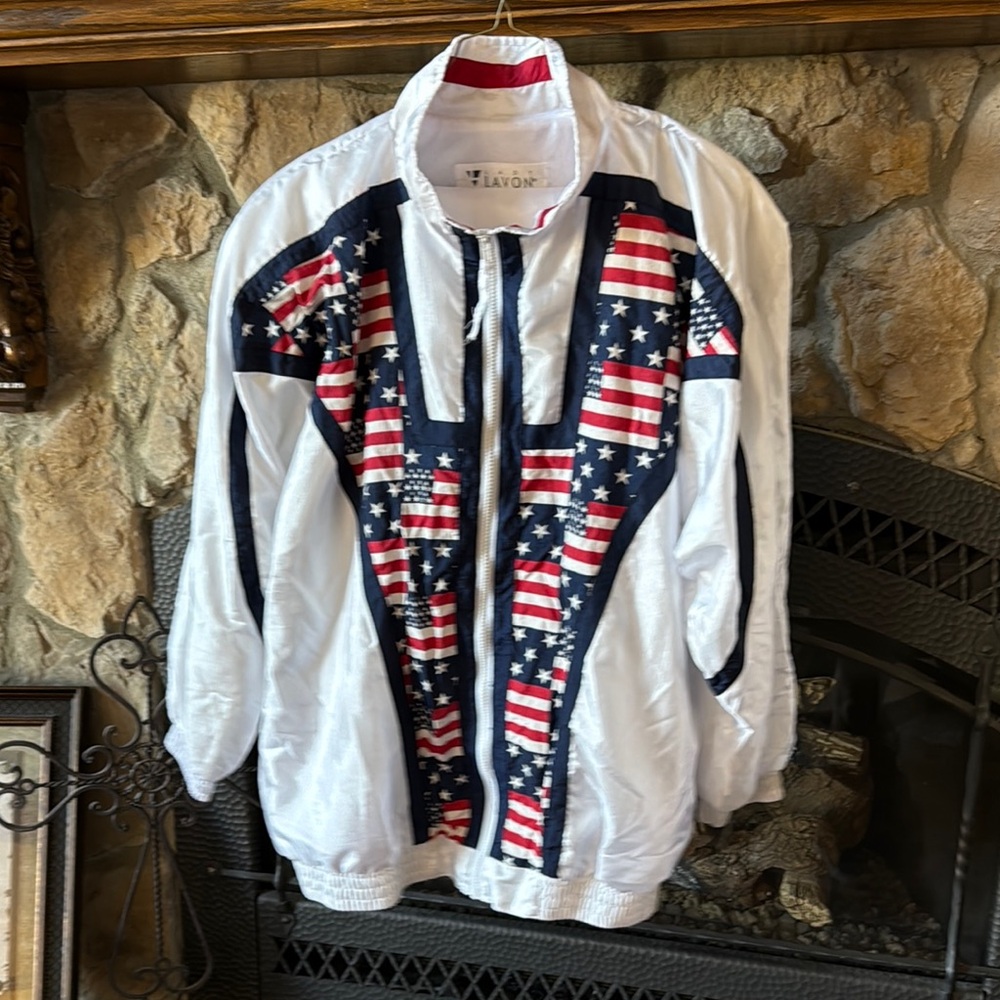 Lady Lavon USA Designer Bomber Jacket Windsuit 🇺🇸 EUC offers welcomed 🤩